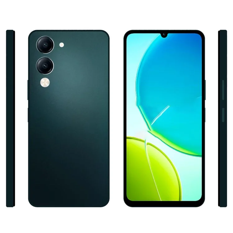 Прозрачный чехол для телефона vivo Y29s 5G / Y04 4G, устойчивый к отпечаткам, задняя TPU-крышка