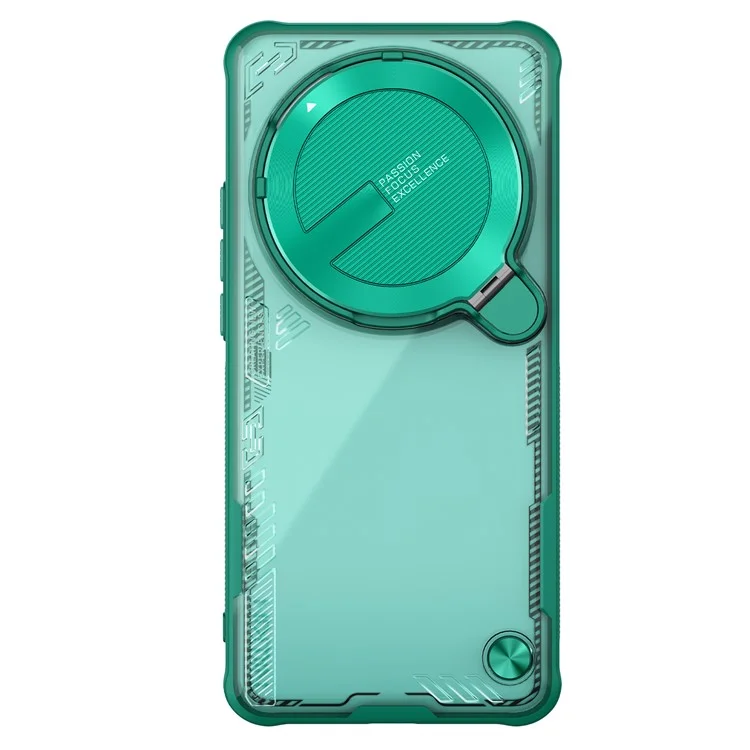 NILLKIN Iceblade Prop per Xiaomi 15 Ultra Cover Protezione Lente con Supporto in PC + TPU - Verde