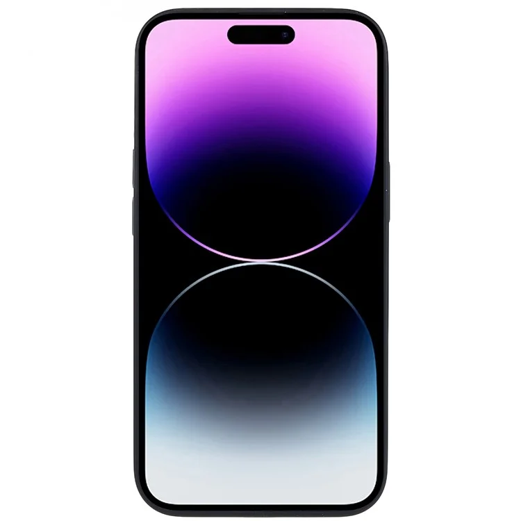 Liquid Silicone Phone Case for iPhone 14 Pro Max Anti-Fall Protective Case Scratch Resistant Phone Cover - Black