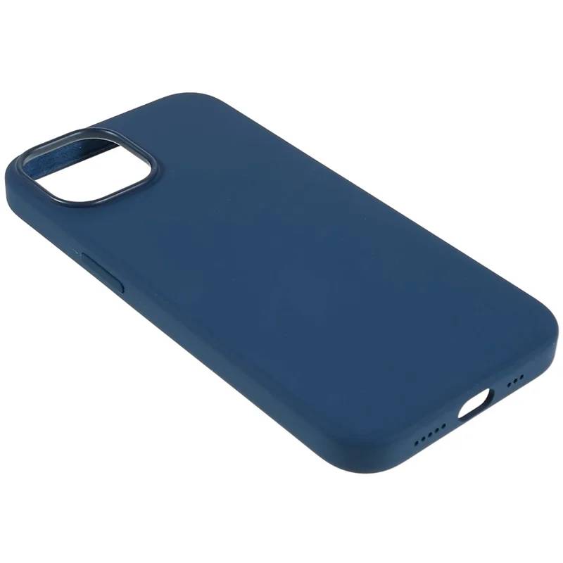 Anti-Fall Phone Case for iPhone 14 Protective Liquid Silicone Case Anti-Scratch Phone Cover - Blue