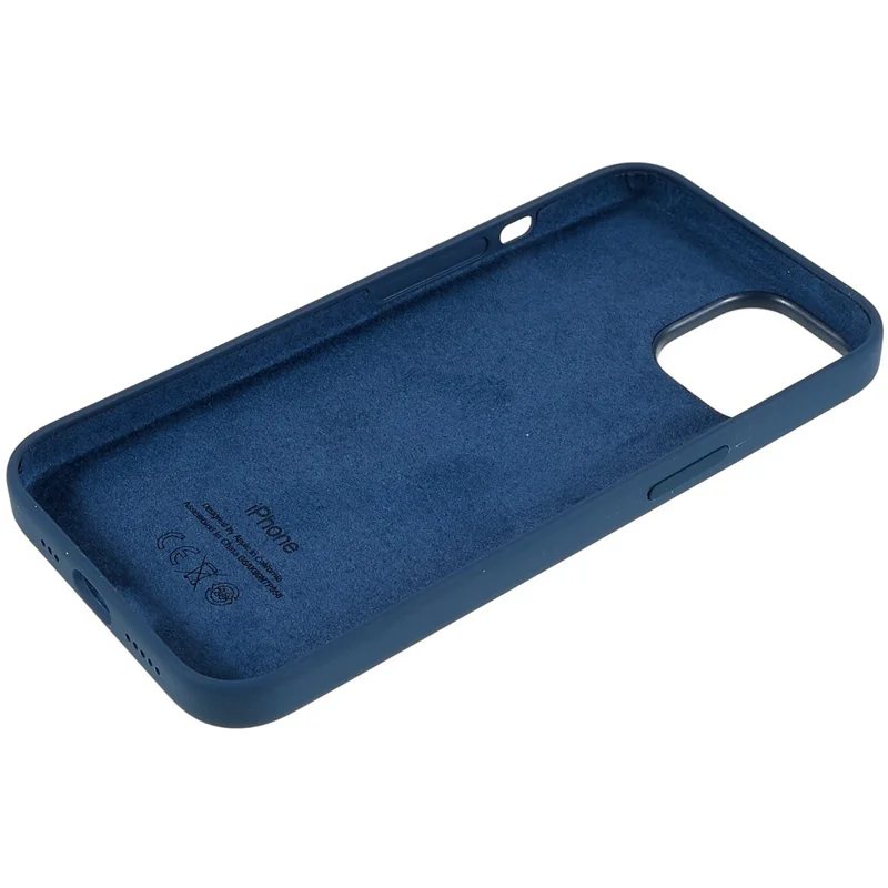 Anti-Fall Phone Case for iPhone 14 Protective Liquid Silicone Case Anti-Scratch Phone Cover - Blue