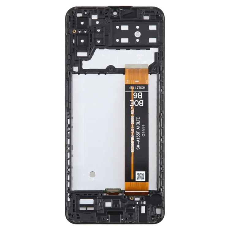 Para Samsung Galaxy M13 4G M135 Tela LCD Grau C e Conjunto do Digitalizador + Moldura (Sem Logotipo)