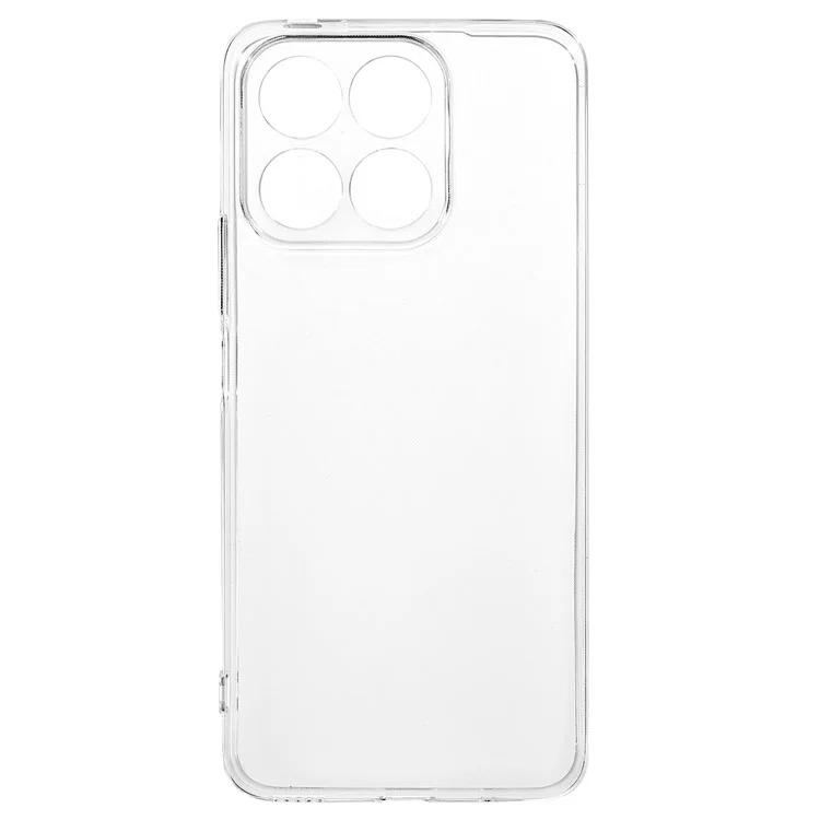 Funda trasera para Honor X8c 4G, ultrafina, flexible, de TPU transparente para móvil