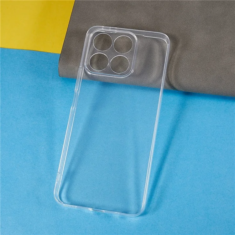 Funda trasera para Honor X8c 4G, ultrafina, flexible, de TPU transparente para móvil