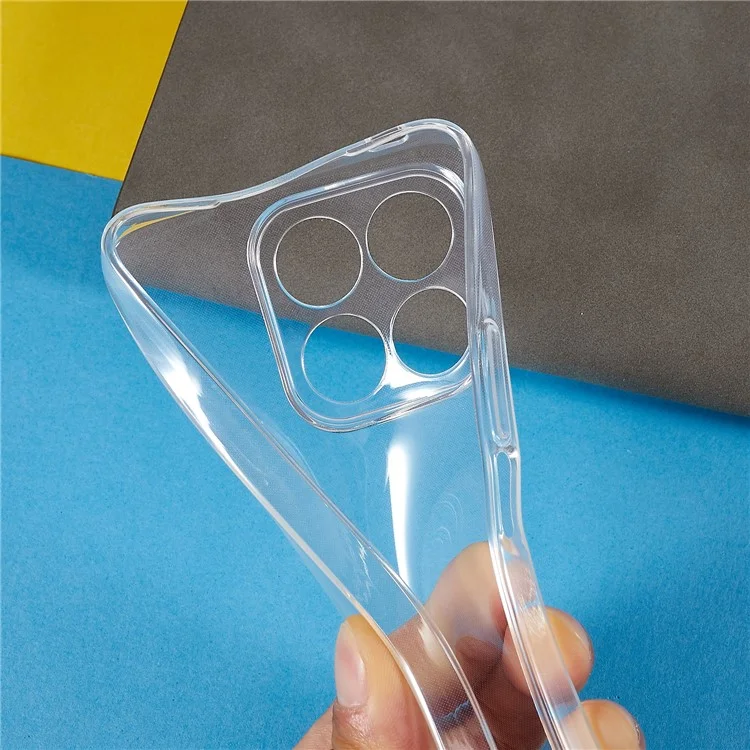 Funda trasera para Honor X8c 4G, ultrafina, flexible, de TPU transparente para móvil