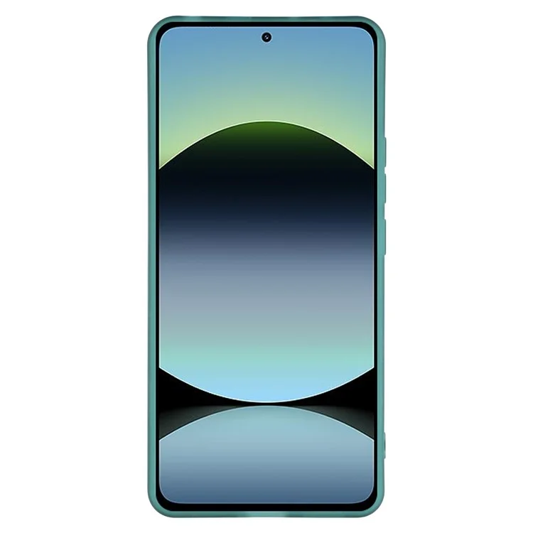 For Xiaomi Redmi Note 14 4G (163.25mm) Case Electroplated Camera Frame TPU Phone Cover - Transparent Army Green