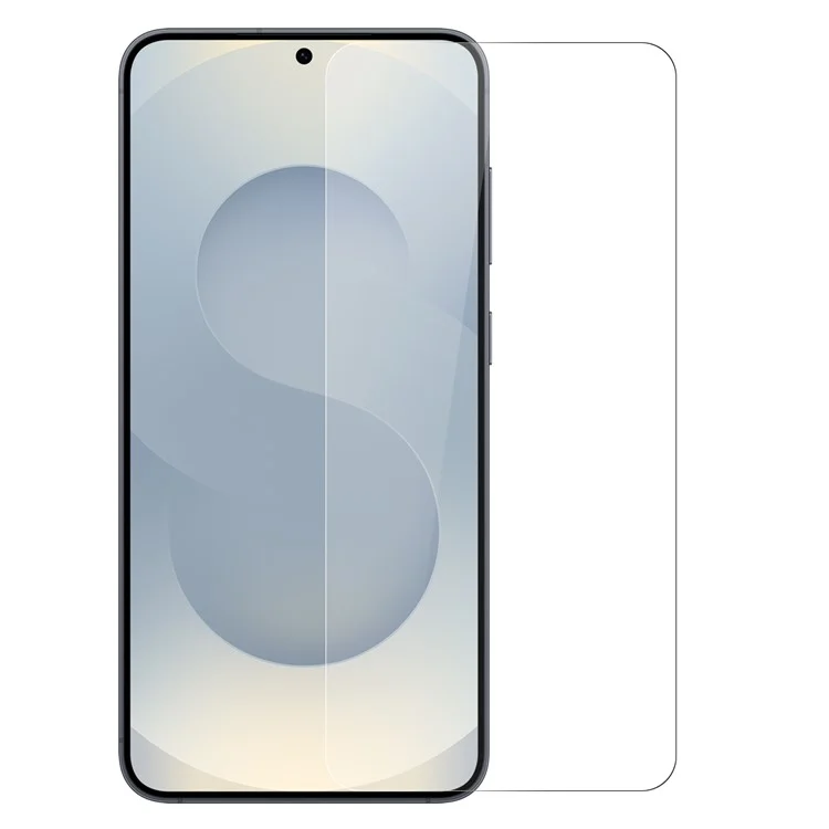 NORTHJO per Samsung Galaxy S25 Edge Cover TPU per Cellulare + Pellicola in Vetro Temperato (Supporto Sblocco con Impronta Digitale) - Trasparente