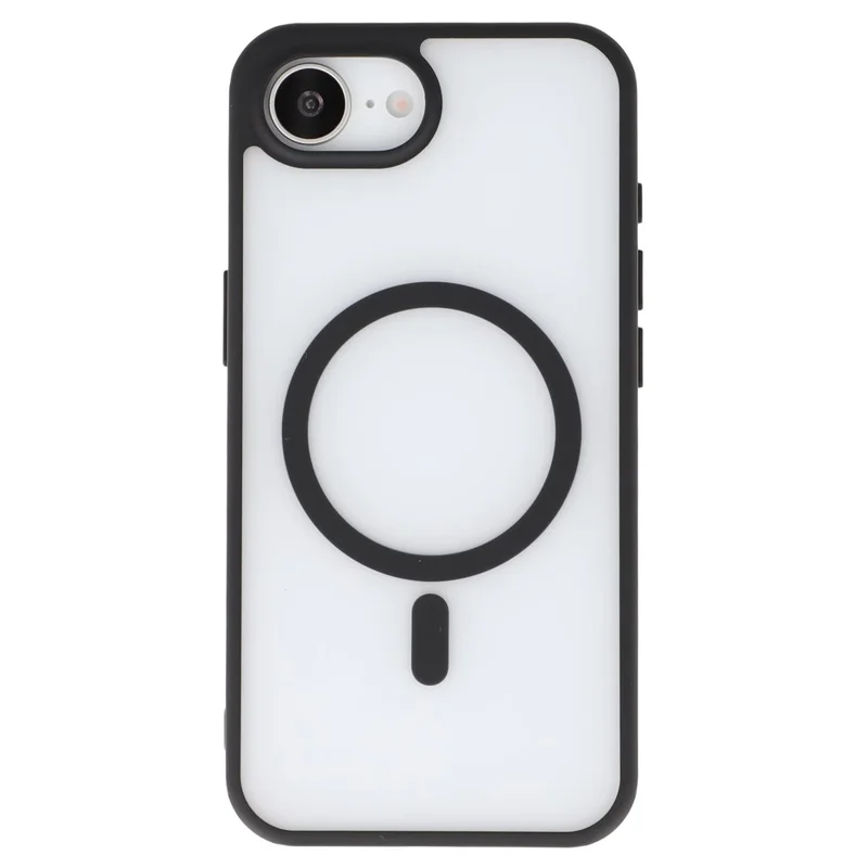 X-LEVEL For iPhone 16e Magnetic Case PC + TPU Matte Anti Drop Cell Phone Cover - Black