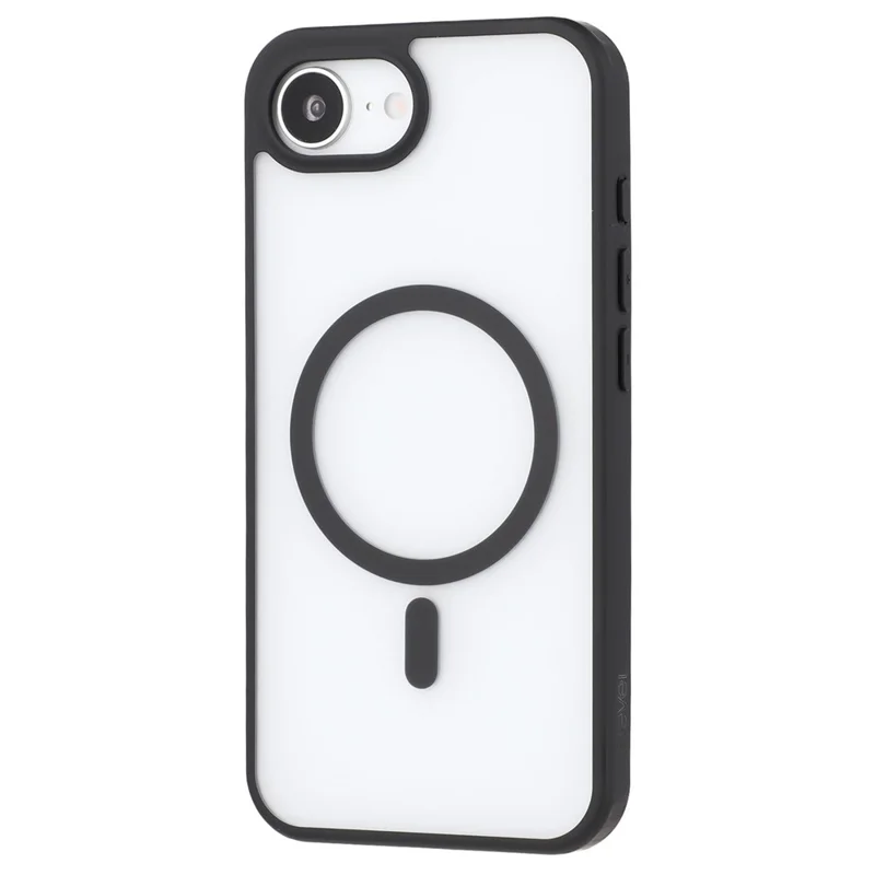 X-LEVEL For iPhone 16e Magnetic Case PC + TPU Matte Anti Drop Cell Phone Cover - Black