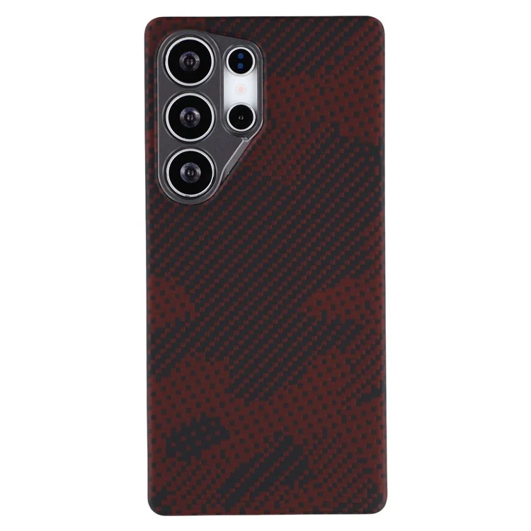 Funda para Samsung Galaxy S25 Ultra Compatible con MagSafe, Fibra de Aramida con Patrón de Camuflaje