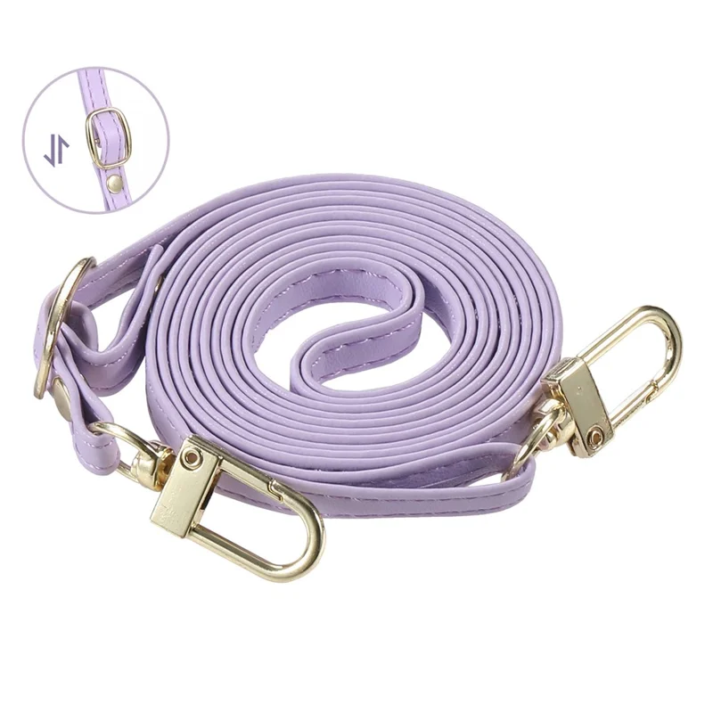 For iPhone 14 Pro Case Rhombus Stitching Wallet Stand Leather Phone Cover with Long  /  Short Strap - Purple