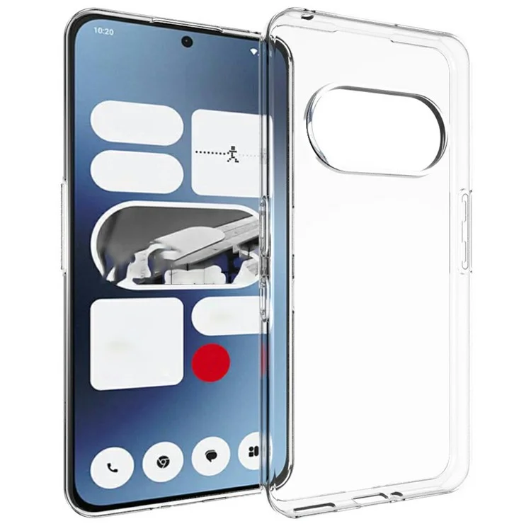 Capa para Nothing Phone (3a) de 2,0 mm de TPU Transparente à Prova de Arranhões