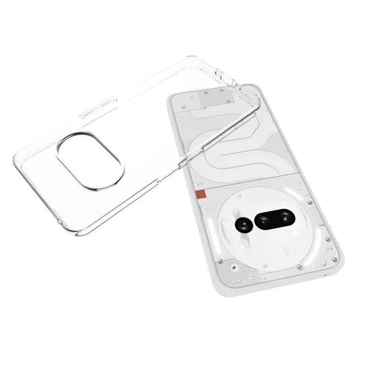 Capa para Nothing Phone (3a) de 2,0 mm de TPU Transparente à Prova de Arranhões