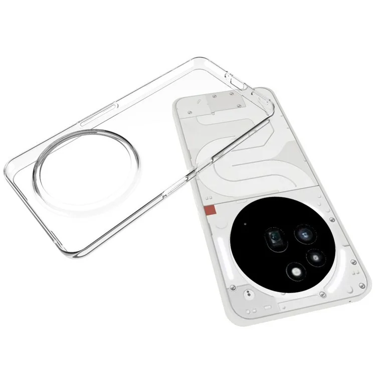 Cover per Nothing Phone (3a) Pro Custodia 2.0mm TPU Anti-Graffio Trasparente