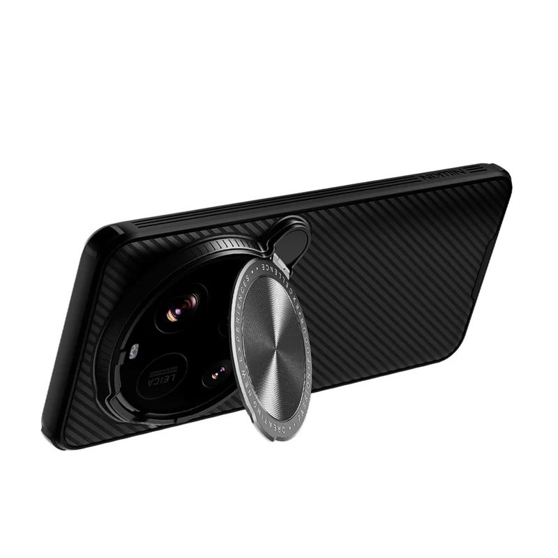 NILLKIN Camshield Prop Series for Xiaomi 15 Ultra Case Slide Camera Protection PC + TPU Phone Cover - Black