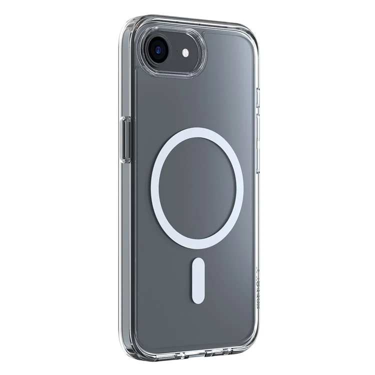 TORRAS Für iPhone 16e Hülle Magnetisch Matter PC + TPU Handyhülle - Transparent