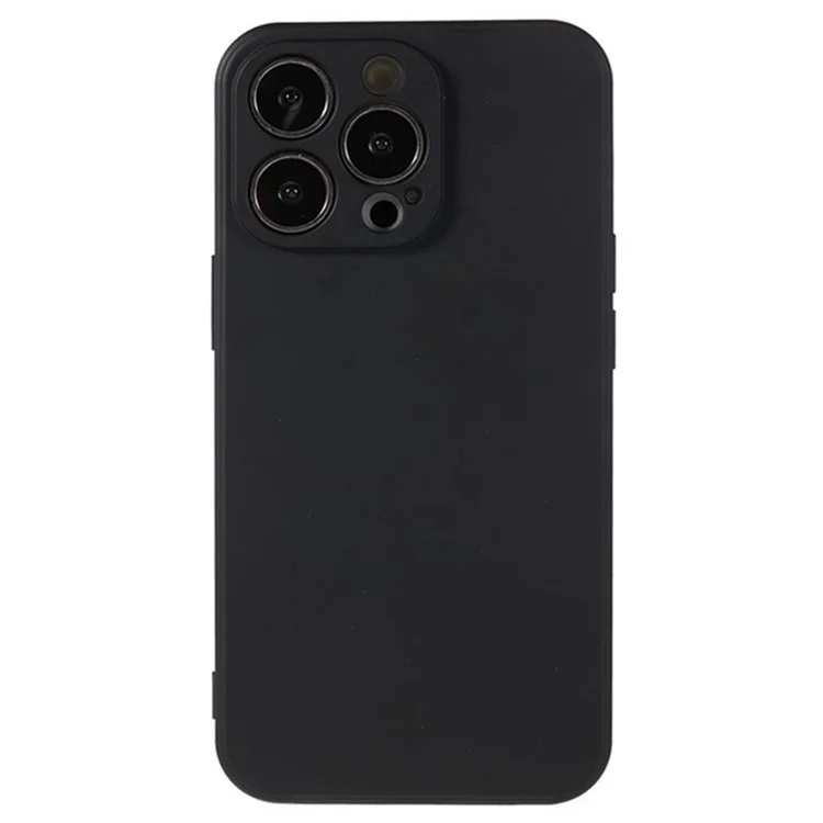 WANLONFENG RB3 Série Étui pour iPhone 13 Pro avec 2 Films de Protection d'Écran, Trou d'Objectif Précis Coque Arrière Souple en TPU - Noir