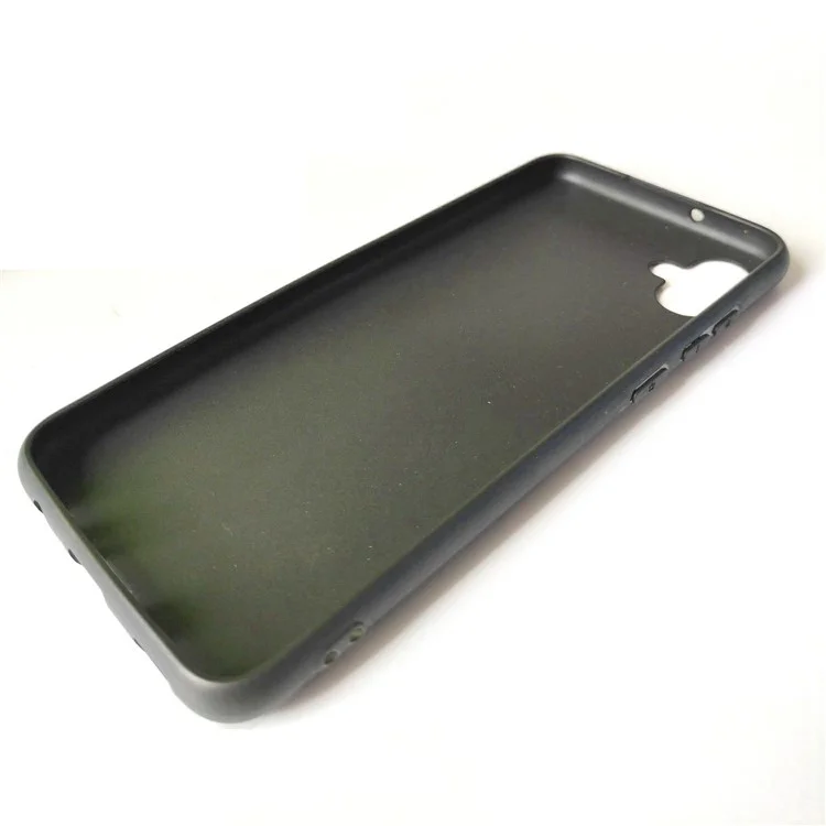 Capa para Samsung Galaxy A06 5G com Anel e Suporte, TPU Macio Fosco - Prata