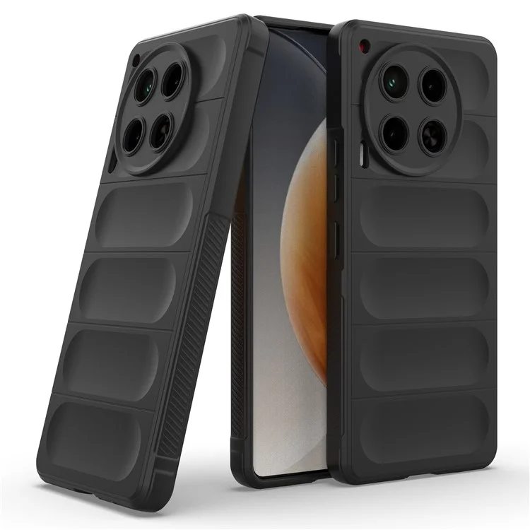 Capa para TECNO Camon 30 4G Antichoque de TPU Macio Resistente para Celular - Preto
