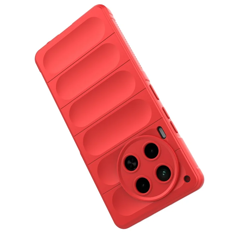 For TECNO Camon 30 4G Case Anti-Drop Soft TPU Rugged Phone Back Cover - Red