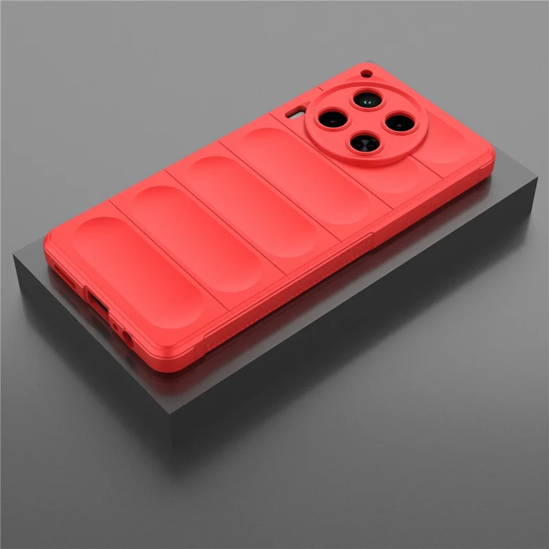For TECNO Camon 30 4G Case Anti-Drop Soft TPU Rugged Phone Back Cover - Red