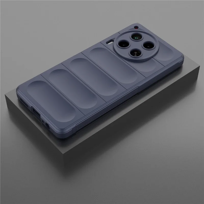 For TECNO Camon 30 4G Case Anti-Drop Soft TPU Rugged Phone Back Cover - Dark Blue