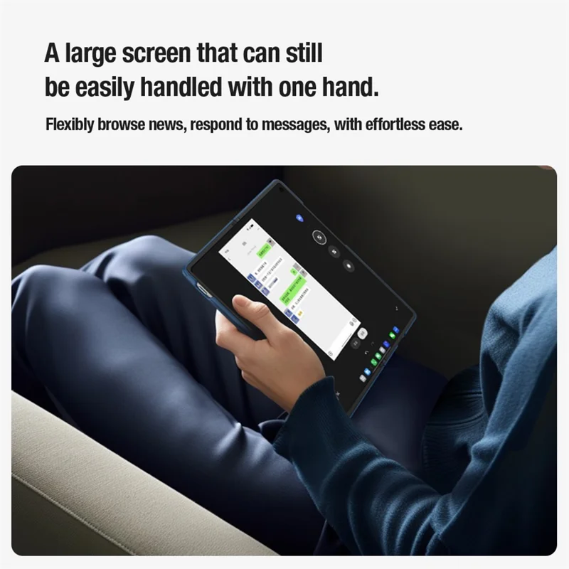 NILLKIN Super Frosted Shield Prop For Oppo Find N5 5G Case Camera Lens Lid Kickstand Phone Cover - Blue