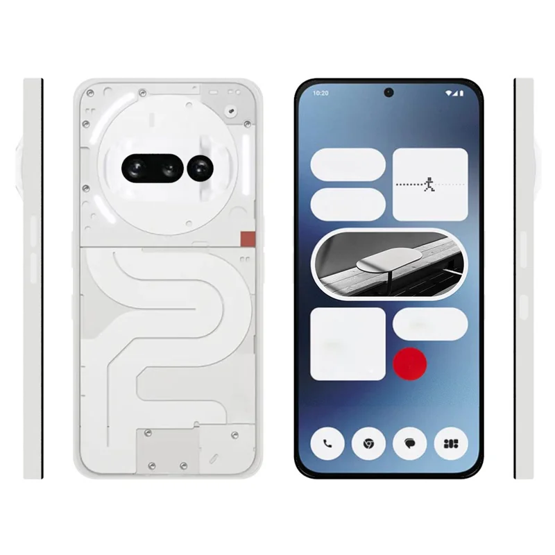 For Nothing Phone (3a) Clear Phone Case Watermark Resistant TPU Back Cover