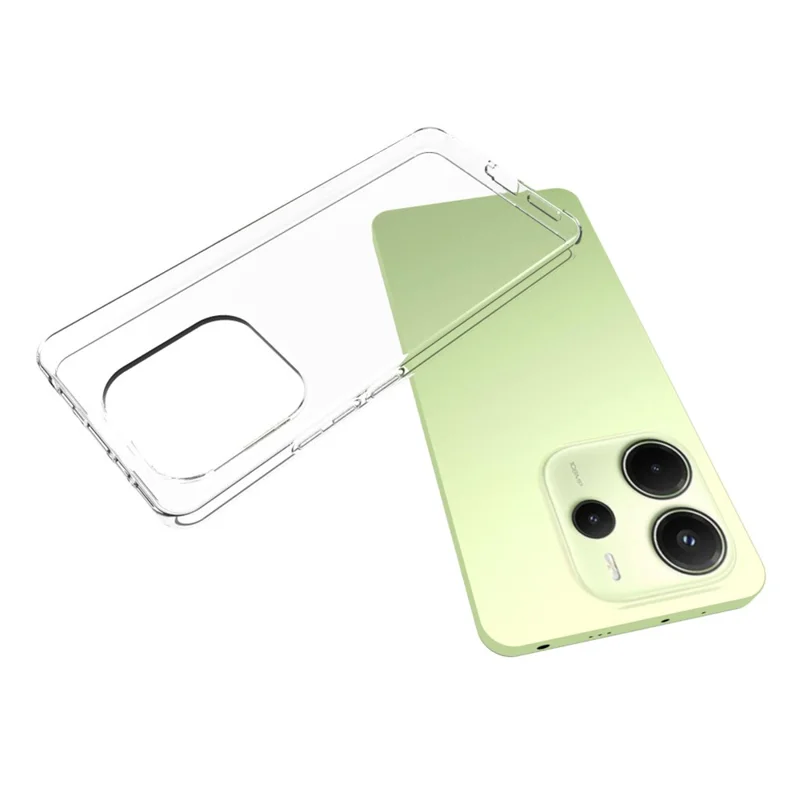 For Xiaomi Redmi Note 14 4G (164.84mm) Clear Phone Case Watermark Resistant TPU Back Cover