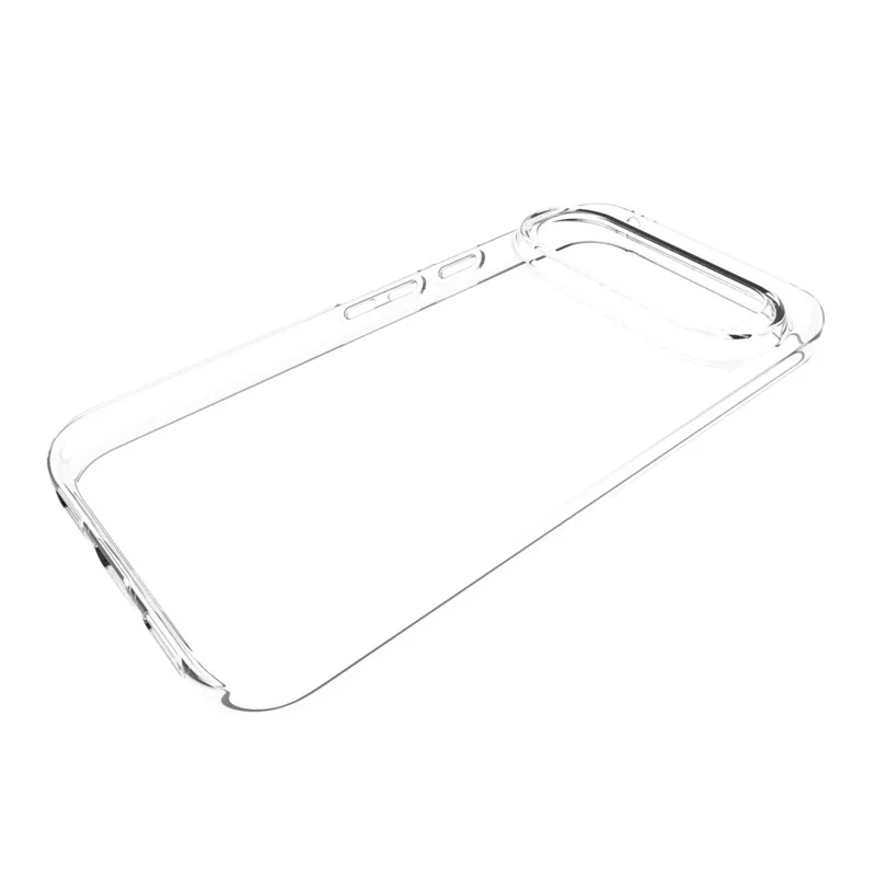 Per Google Pixel 10 Pro / Pixel 10 Custodia per telefono trasparente Resistente all'impronta TPU Retro Cover