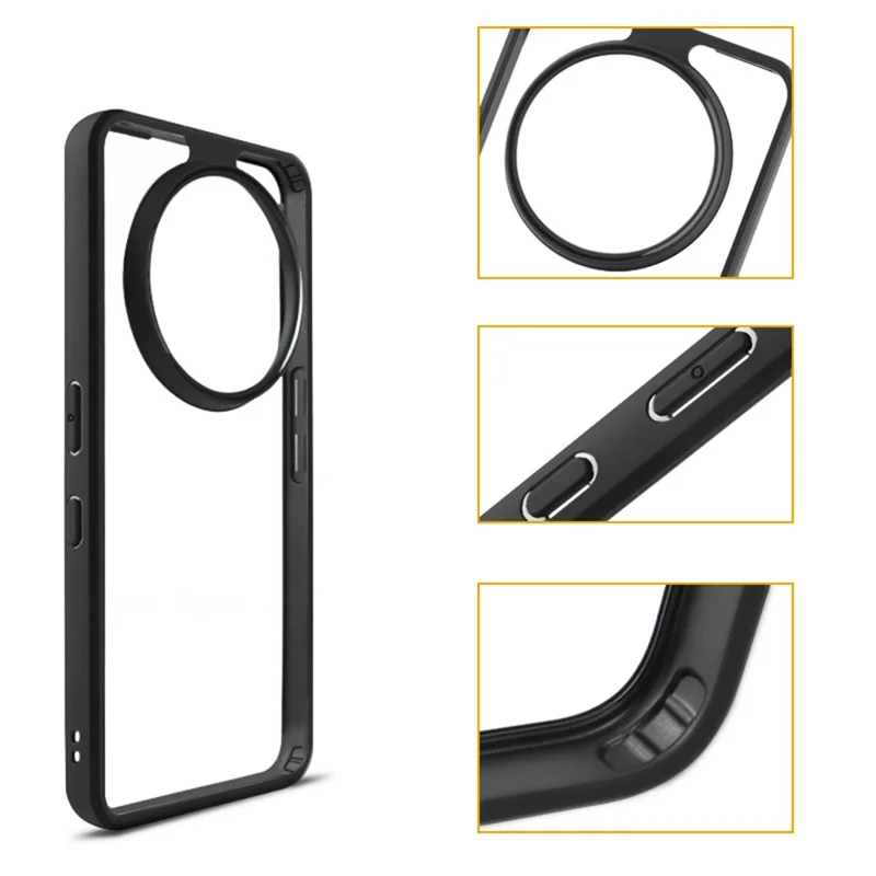 Capa para Nothing Phone (3a) Pro à Prova de Choque PC + TPU Transparente