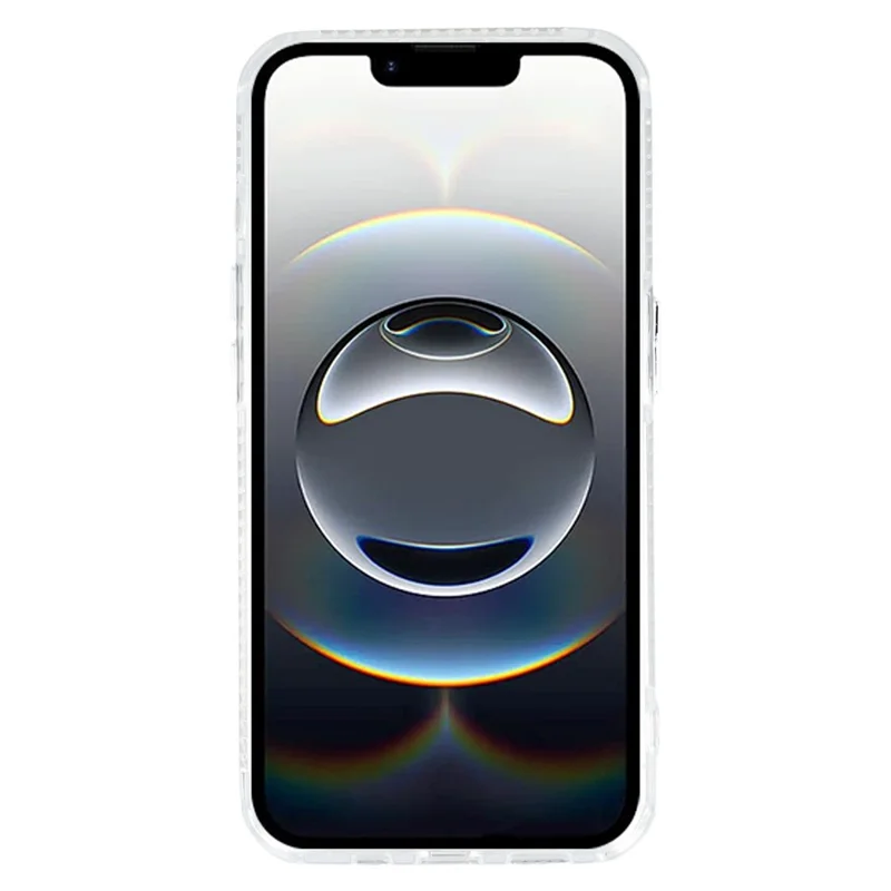 For iPhone 17e / 16e Case IMD Design Shockproof PC+TPU Phone Cover with Glass Lens Film - Feather Pattern / Starlight