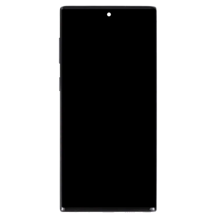 Для Samsung Galaxy Note 10 5G N971 / 10 4G N970 Дисплей класса C OLED с тачскрином в сборке + Рамка Запчасть для замены (Без логотипа) - Черный