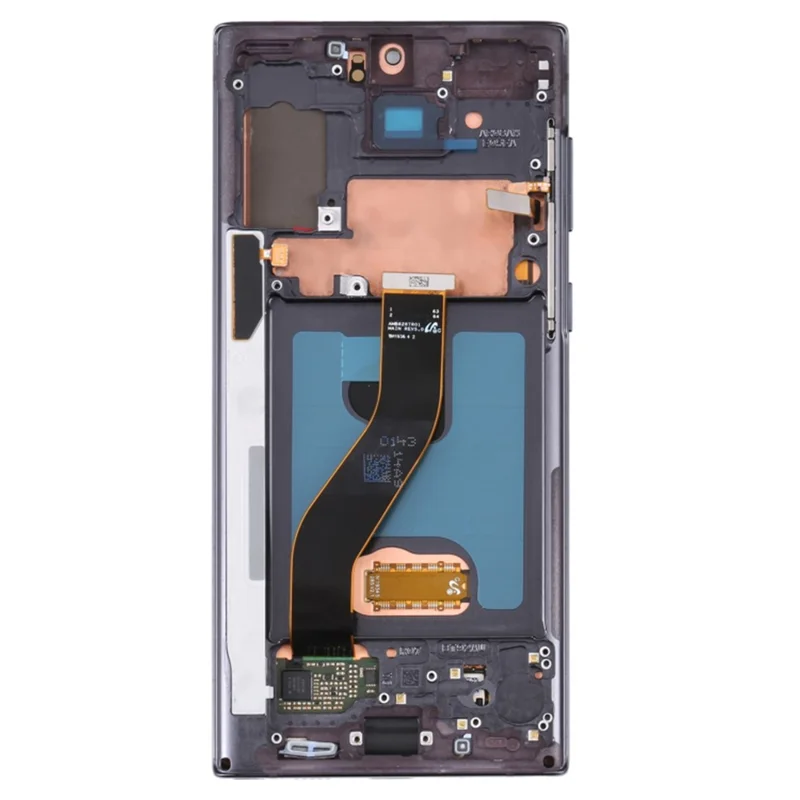 Для Samsung Galaxy Note 10 5G N971 / 10 4G N970 Дисплей класса C OLED с тачскрином в сборке + Рамка Запчасть для замены (Без логотипа) - Черный