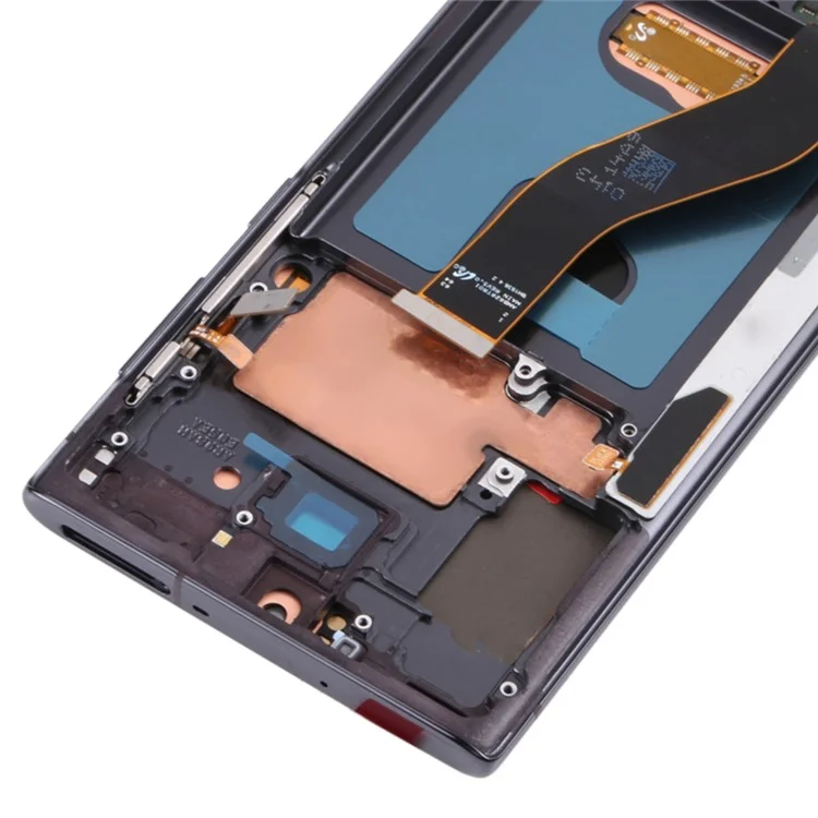 Для Samsung Galaxy Note 10 5G N971 / 10 4G N970 Дисплей класса C OLED с тачскрином в сборке + Рамка Запчасть для замены (Без логотипа) - Черный
