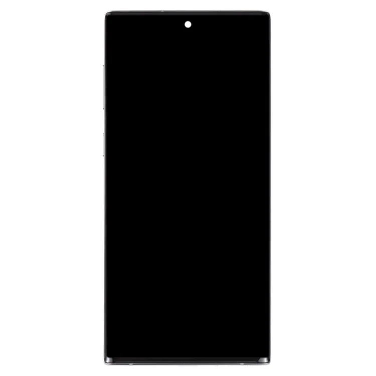Per Samsung Galaxy Note 10 5G N971 / 10 4G N970 Schermo OLED di Grado C e Assembly Digitalizzatore + Parte di Sostituzione Cornice (senza Logo) - Argento