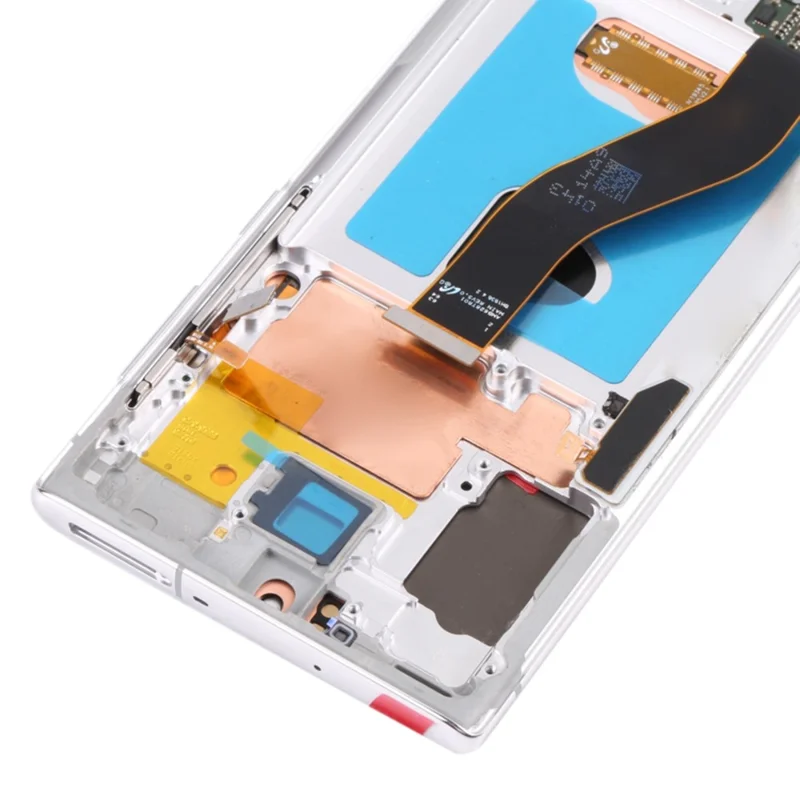 For Samsung Galaxy Note 10 5G N971 / 10 4G N970 Grade C OLED Screen and Digitizer Assembly + Frame Replacement Part (without Logo) - Grey