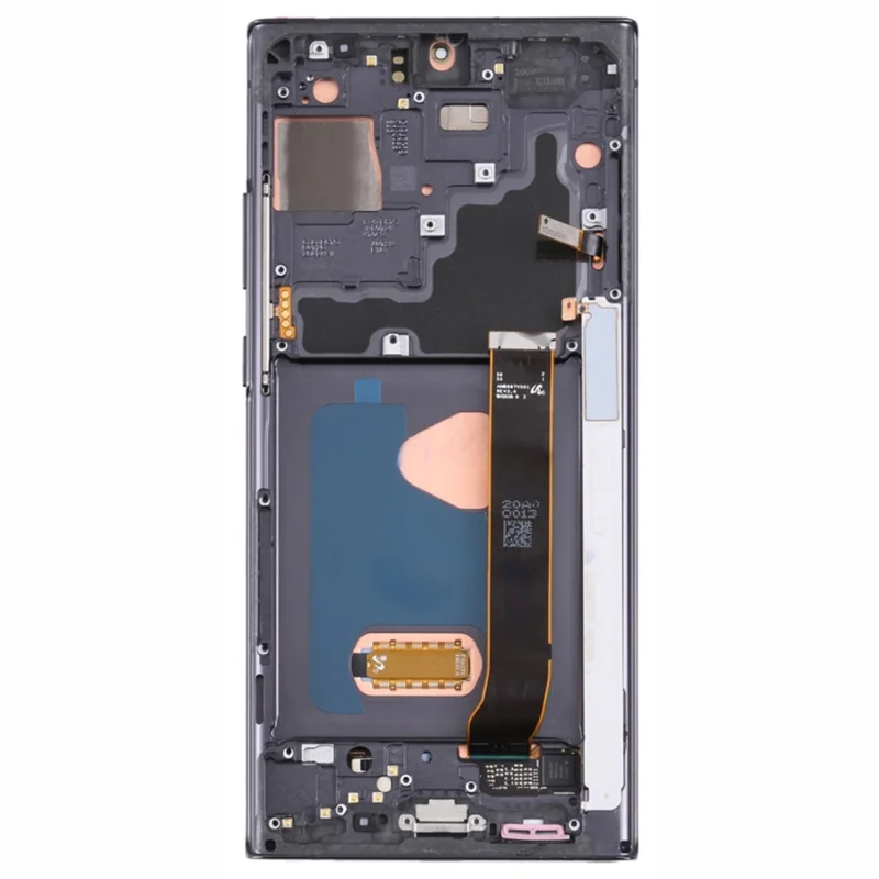 For Samsung Galaxy Note20 Ultra 5G N986 / Note20 Ultra N985 OEM Grade S AMOLED Screen and Digitizer Assembly + Frame (Without Logo) - Black