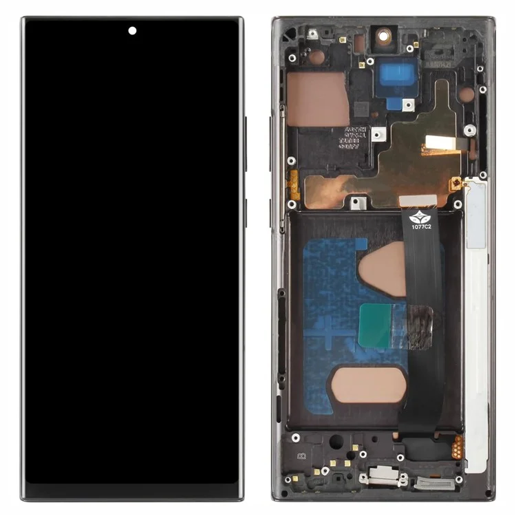 For Samsung Galaxy Note20 Ultra N985 / 20 Ultra 5G N986 Grade C LCD Screen and Digitizer Assembly + Frame Part (TFT) (Without Logo) - Black