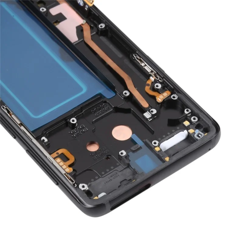 Pour Samsung Galaxy S9 G960 Écran OLED de Classe C et Assemblage Numériseur + Pièce de Remplacement du Châssis (Sans Logo)