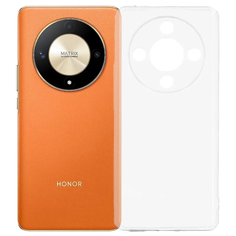 UNITHIN Pour Honor X9b 5G / Magic6 Lite 5G Étui Ultra Fin 0,7 mm Transparent TPU Anti-Chute Coque de Téléphone avec Découpes Précises