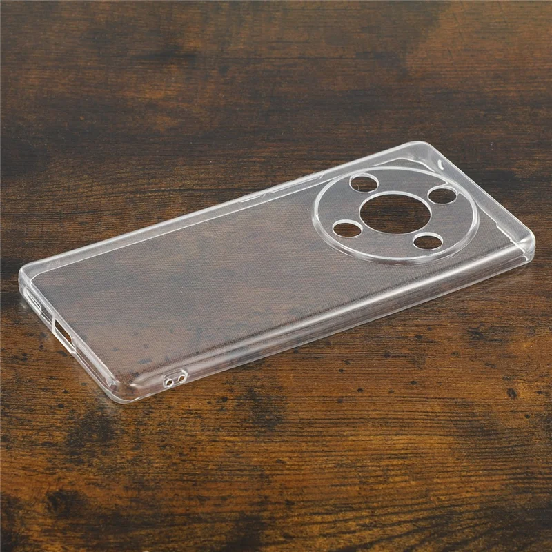 UNITHIN Pour Honor X9b 5G / Magic6 Lite 5G Étui Ultra Fin 0,7 mm Transparent TPU Anti-Chute Coque de Téléphone avec Découpes Précises