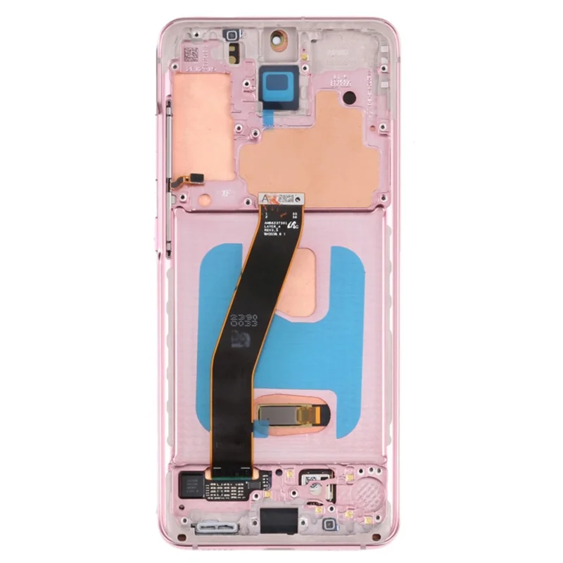 For Samsung Galaxy S20 4G G980 / S20 5G G981 OEM Grade S AMOLED Screen and Digitizer Assembly + Frame (Without Logo) - Pink