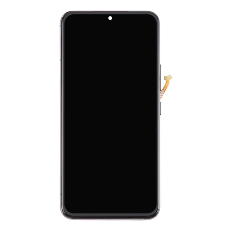 Para Samsung Galaxy S22 5G S901B Conjunto de Pantalla AMOLED de Grado OEM y Digitalizador + Marco (Sin Logotipo) - Negro