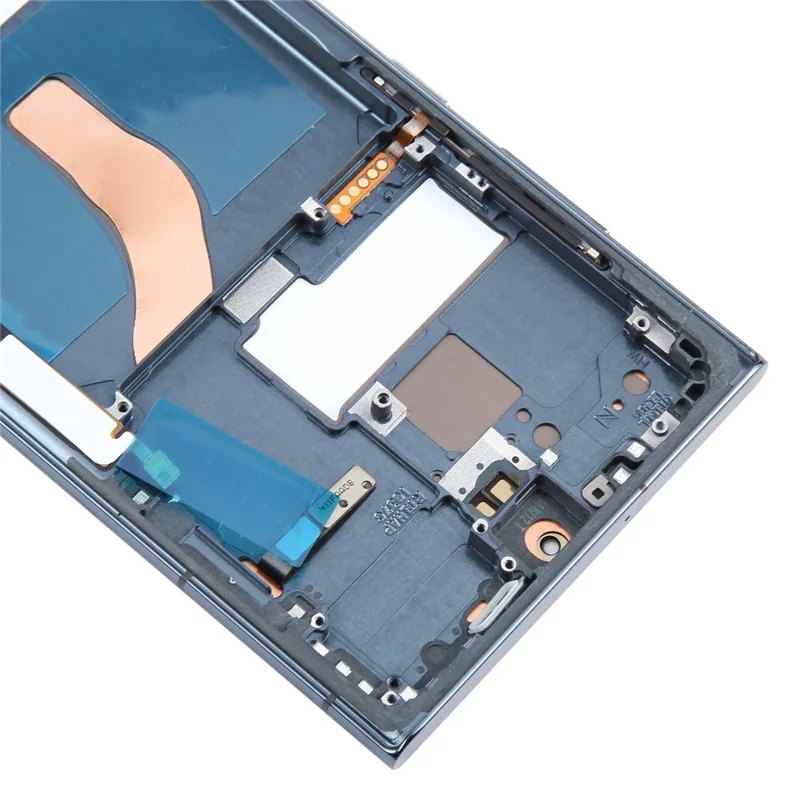 For Samsung Galaxy S22 Ultra 5G S908 Grade C LCD Screen and Digitizer Assembly + Frame Part (TFT) (Without Logo) - Green