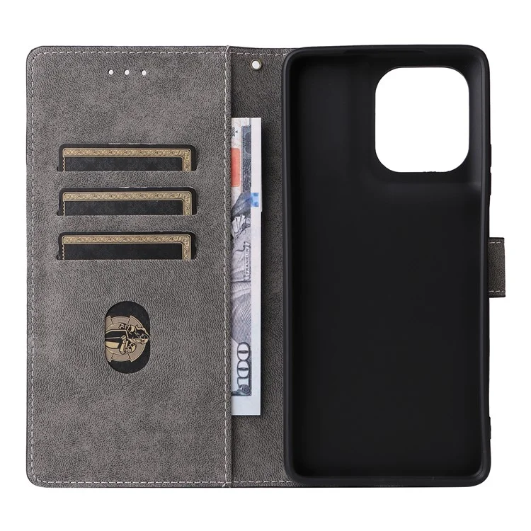 Pour Motorola Moto G Power (2025) / G Play (2025) 5G Étui Portefeuille Blocage RFID Cuir PU Support de Visualisation - Noir