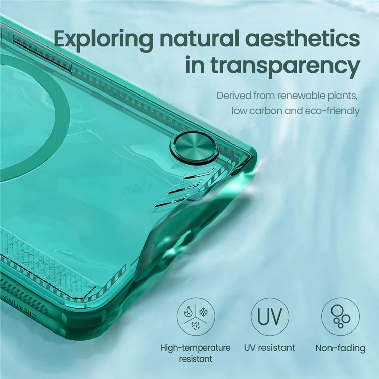 NILLKIN Iceblade FOLD для Oppo Find N5 5G чехол, совместимый с MagSafe, с крышкой объектива и подставкой, из поликарбоната и TPU - Зеленый