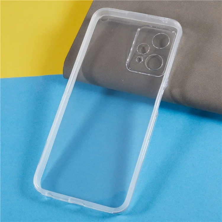Para Realme 9 Pro 5G / 9 5G Capa de proteção desmontável 2 em 1 de tela PET Capa de proteção híbrida com cobertura completa de TPU + Acrílico