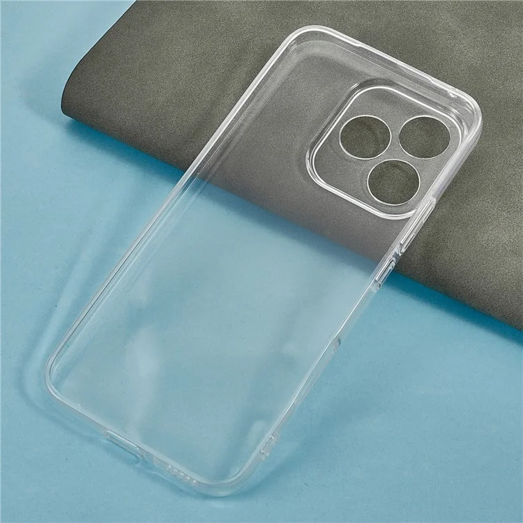 Funda Trasera For Honor 400 Lite Ultradelgada Flexible de TPU Transparente para Teléfono