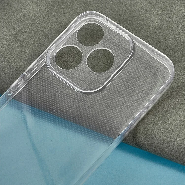 Funda Trasera For Honor 400 Lite Ultradelgada Flexible de TPU Transparente para Teléfono